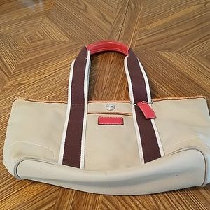 Coach 6261 Mini Hampton leather tote